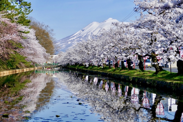 弘前市の風景